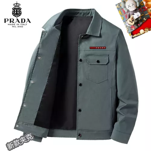 Prada Jackets Long Sleeved For Men #1281939 $60.00 USD, Wholesale Replica Prada Jackets