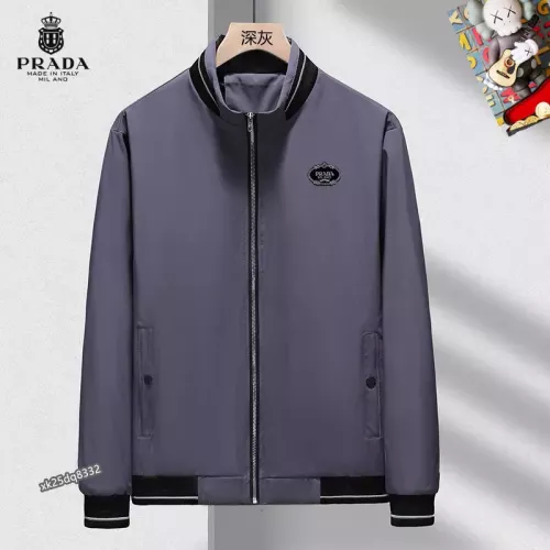 Prada Jackets Long Sleeved For Men #1281955 $60.00 USD, Wholesale Replica Prada Jackets