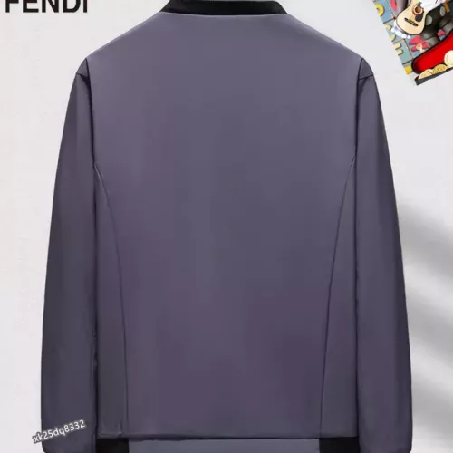 Replica Fendi Jackets Long Sleeved For Men #1281959 $60.00 USD for Wholesale