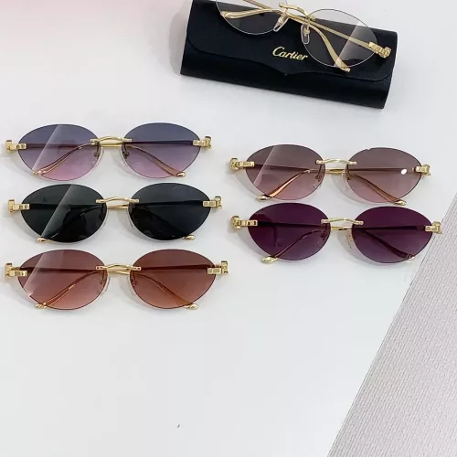 Replica Cartier AAA Quality Sunglassess #1281970 $42.00 USD for Wholesale