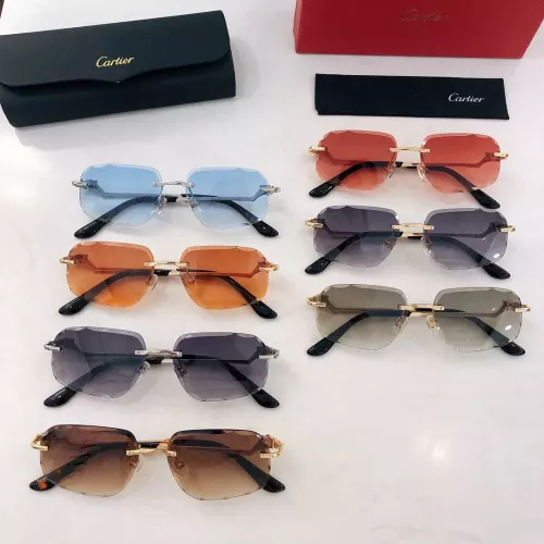 Replica Cartier AAA Quality Sunglassess #1281981 $60.00 USD for Wholesale