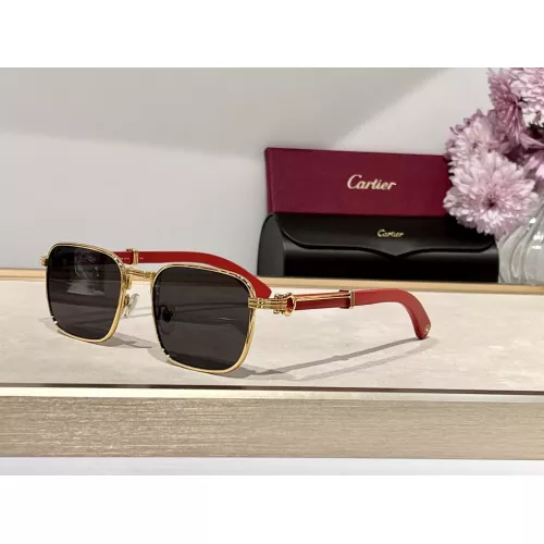 Cartier AAA Quality Sunglassess #1281991 $60.00 USD, Wholesale Replica Cartier AAA Quality Sunglassess