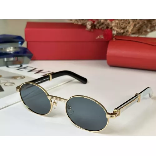 Cartier AAA Quality Sunglassess #1282050 $76.00 USD, Wholesale Replica Cartier AAA Quality Sunglassess