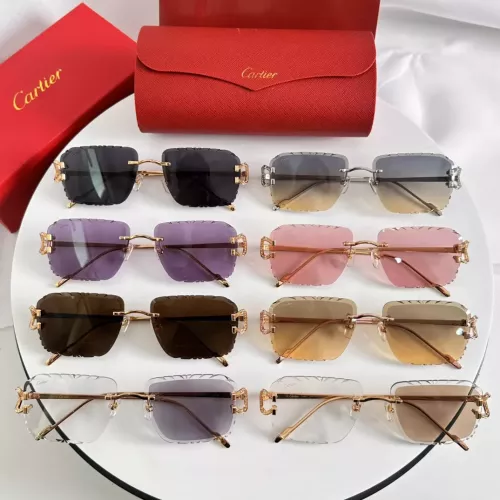 Replica Cartier AAA Quality Sunglassess #1282067 $72.00 USD for Wholesale