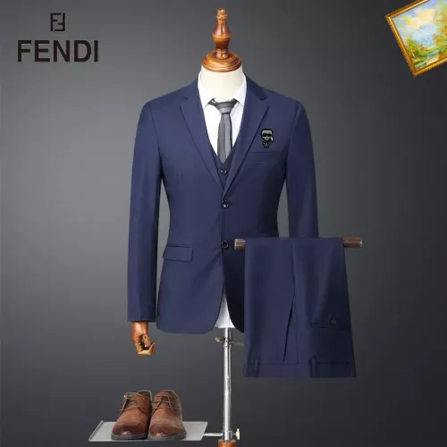 Fendi Tracksuits Long Sleeved For Men #1282135 $92.00 USD, Wholesale Replica Fendi Tracksuits