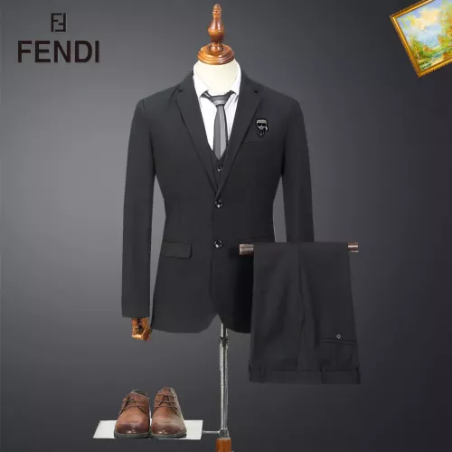 Fendi Tracksuits Long Sleeved For Men #1282136 $92.00 USD, Wholesale Replica Fendi Tracksuits