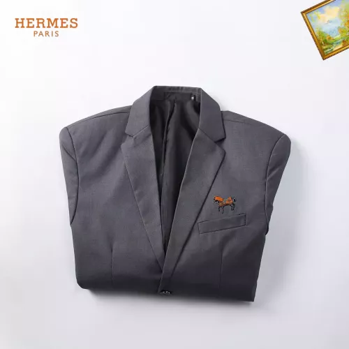 Replica Hermes Tracksuits Long Sleeved For Men #1282138 $92.00 USD for Wholesale