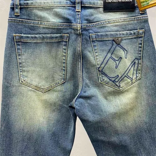 Replica Fendi Jeans For Men #1282254 $48.00 USD for Wholesale