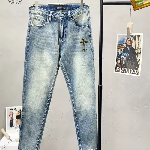 Replica Chrome Hearts Jeans For Men #1282271 $48.00 USD for Wholesale