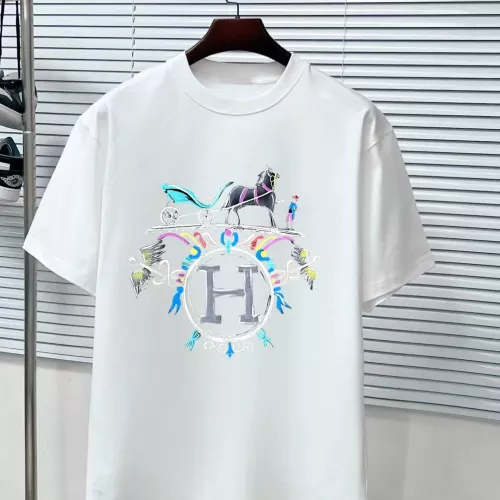 Hermes T-Shirts Short Sleeved For Unisex #1282382 $34.00 USD, Wholesale Replica Hermes T-Shirts