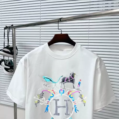 Replica Hermes T-Shirts Short Sleeved For Unisex #1282382 $34.00 USD for Wholesale