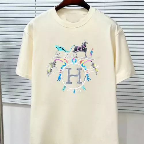 Hermes T-Shirts Short Sleeved For Unisex #1282383 $34.00 USD, Wholesale Replica Hermes T-Shirts