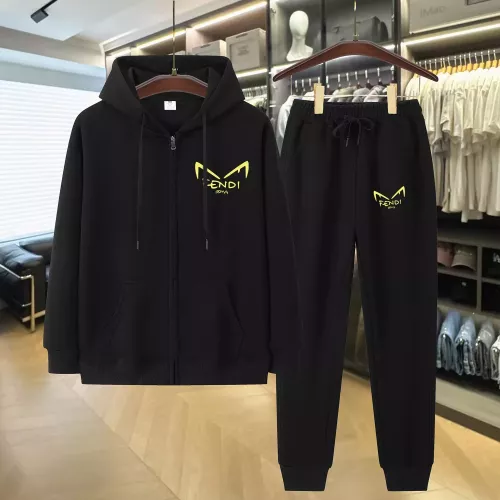 Fendi Tracksuits Long Sleeved For Men #1282447 $98.00 USD, Wholesale Replica Fendi Tracksuits