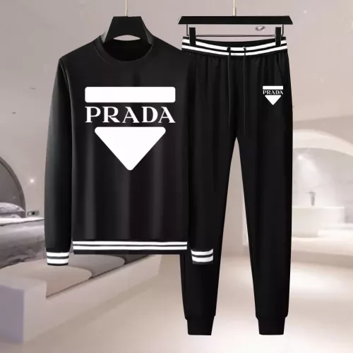 Prada Tracksuits Long Sleeved For Men #1282467 $88.00 USD, Wholesale Replica Prada Tracksuits