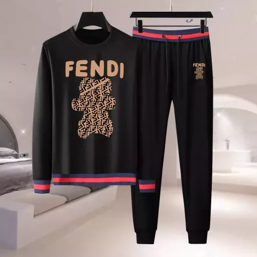 Fendi Tracksuits Long Sleeved For Men #1282468 $88.00 USD, Wholesale Replica Fendi Tracksuits