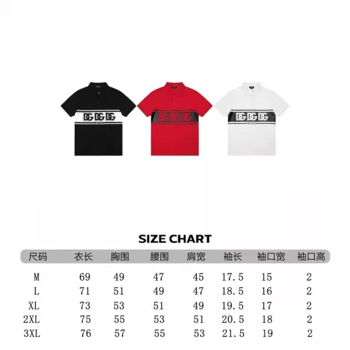 Replica Dolce & Gabbana D&G T-Shirts Short Sleeved For Men #1282551 $39.00 USD for Wholesale