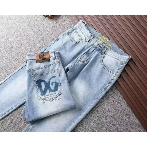 Replica Dolce & Gabbana D&G Jeans For Men #1282604 $42.00 USD for Wholesale