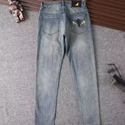 Replica Fendi Jeans For Men #1282645 $42.00 USD for Wholesale