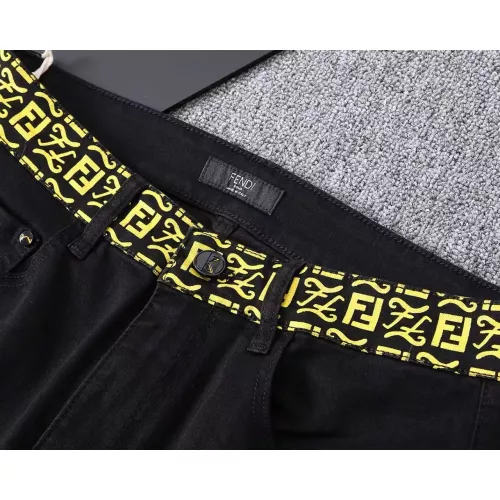 Replica Fendi Jeans For Men #1282653 $42.00 USD for Wholesale