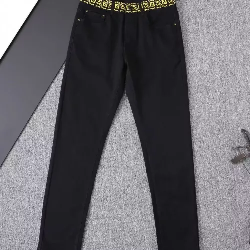 Replica Fendi Jeans For Men #1282653 $42.00 USD for Wholesale