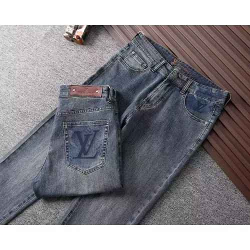 Replica Louis Vuitton LV Jeans For Men #1282736 $42.00 USD for Wholesale