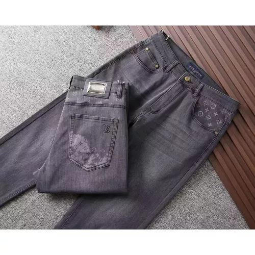 Replica Louis Vuitton LV Jeans For Men #1282738 $42.00 USD for Wholesale