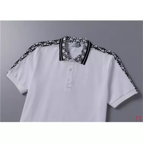 Replica Christian Dior T-Shirts Short Sleeved For Men #1282743 $39.00 USD for Wholesale