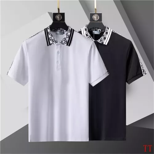 Replica Christian Dior T-Shirts Short Sleeved For Men #1282743 $39.00 USD for Wholesale