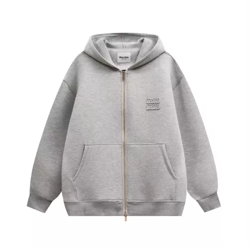 MIU MIU Hoodies Long Sleeved For Unisex #1282801 $72.00 USD, Wholesale Replica MIU MIU Hoodies