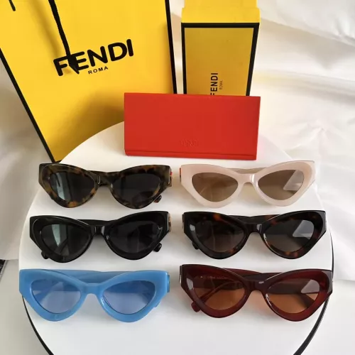 Replica Fendi AAA Quality Sunglasses #1282896 $60.00 USD for Wholesale