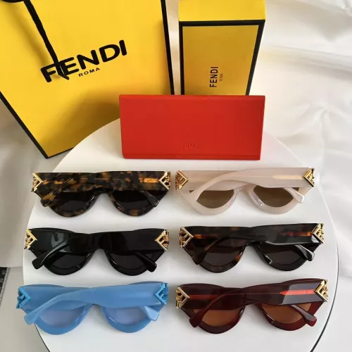 Replica Fendi AAA Quality Sunglasses #1282896 $60.00 USD for Wholesale