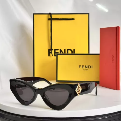 Fendi AAA Quality Sunglasses #1282901 $60.00 USD, Wholesale Replica Fendi AAA Quality Sunglasses