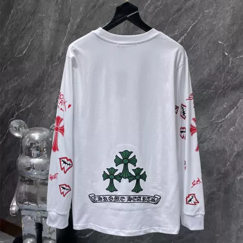 Replica Chrome Hearts T-Shirts Long Sleeved For Unisex #1282907 $42.00 USD for Wholesale