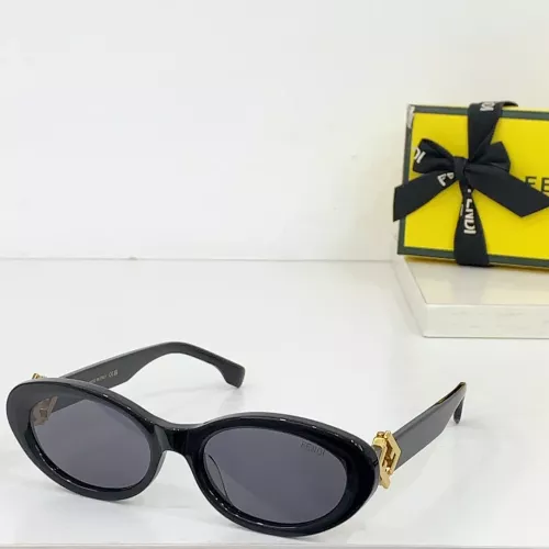 Fendi AAA Quality Sunglasses #1282919 $52.00 USD, Wholesale Replica Fendi AAA Quality Sunglasses