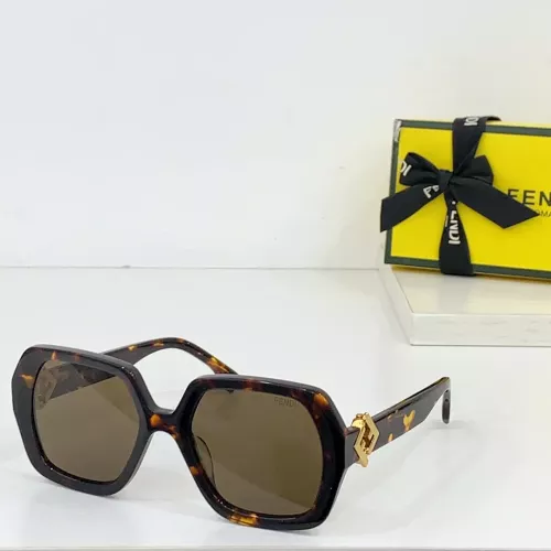 Fendi AAA Quality Sunglasses #1282928 $52.00 USD, Wholesale Replica Fendi AAA Quality Sunglasses