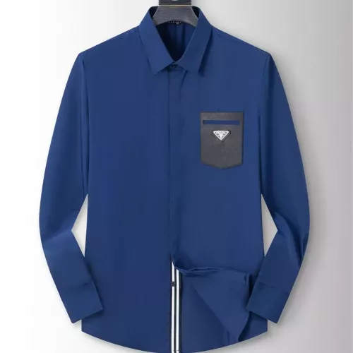 Prada Shirts Long Sleeved For Men #1282939 $40.00 USD, Wholesale Replica Prada Shirts