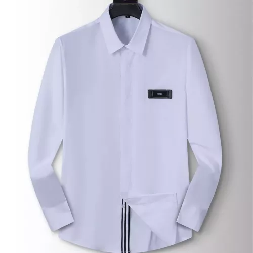 Fendi Shirts Long Sleeved For Men #1282955 $40.00 USD, Wholesale Replica Fendi Shirts