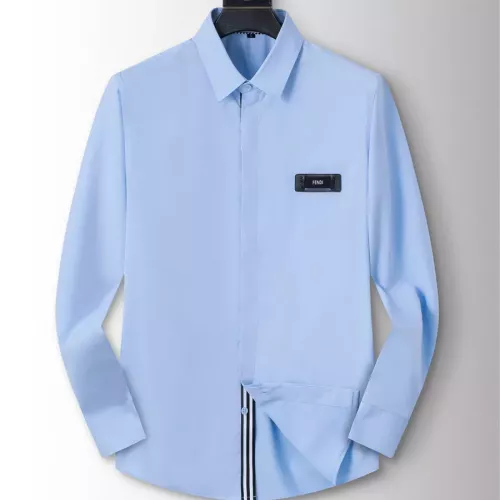 Fendi Shirts Long Sleeved For Men #1282956 $40.00 USD, Wholesale Replica Fendi Shirts