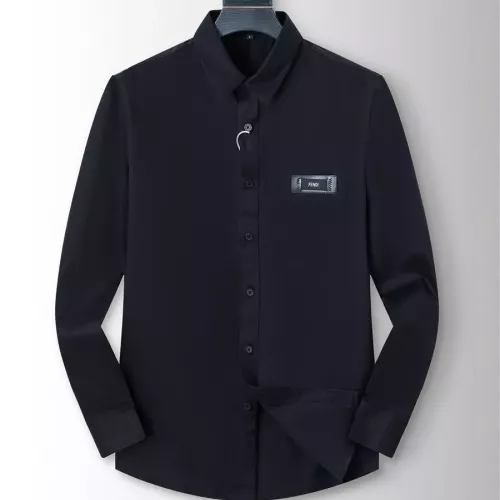 Fendi Shirts Long Sleeved For Men #1282958 $40.00 USD, Wholesale Replica Fendi Shirts