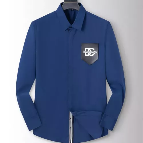 Dolce &amp; Gabbana D&amp;G Shirts Long Sleeved For Men #1282968 $40.00 USD, Wholesale Replica Dolce &amp; Gabbana D&amp;G Shirts