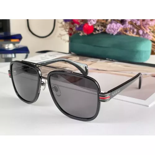 Gucci AAA Quality Sunglasses #1282984 $56.00 USD, Wholesale Replica Gucci AAA Quality Sunglasses