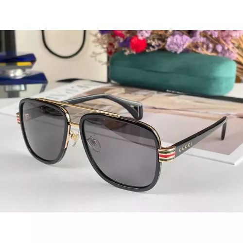 Gucci AAA Quality Sunglasses #1282985 $56.00 USD, Wholesale Replica Gucci AAA Quality Sunglasses