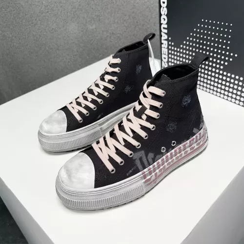 Dsquared High Tops Shoes For Men #1282990 $105.00 USD, Wholesale Replica Dsquared High Tops Shoes