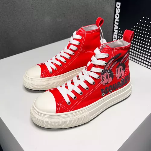 Dsquared High Tops Shoes For Men #1282991 $105.00 USD, Wholesale Replica Dsquared High Tops Shoes