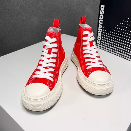 Replica Dsquared High Tops Shoes For Men #1282991 $105.00 USD for Wholesale