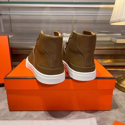 Replica Hermes High Tops Shoes For Men #1282993 $130.00 USD for Wholesale