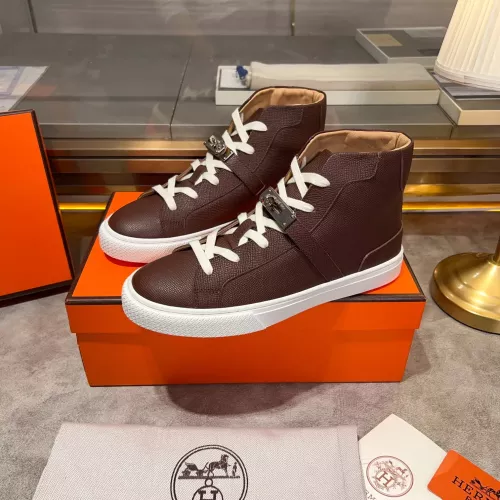 Hermes High Tops Shoes For Men #1282994 $130.00 USD, Wholesale Replica Hermes High Tops Shoes