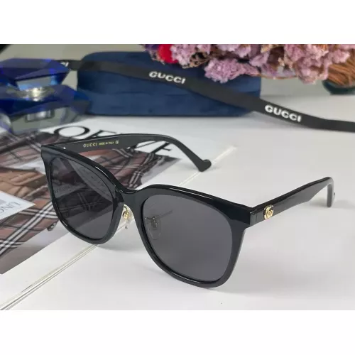 Gucci AAA Quality Sunglasses #1283156 $56.00 USD, Wholesale Replica Gucci AAA Quality Sunglasses