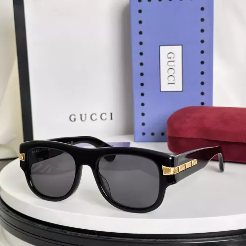 Gucci AAA Quality Sunglasses #1283163 $60.00 USD, Wholesale Replica Gucci AAA Quality Sunglasses