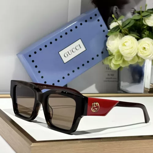 Gucci AAA Quality Sunglasses #1283171 $64.00 USD, Wholesale Replica Gucci AAA Quality Sunglasses